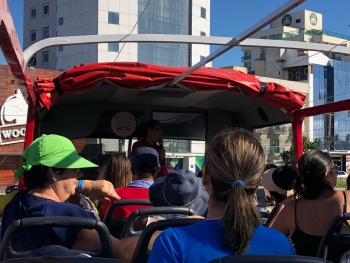 Novo ônibus turístico de Vitória