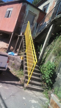 Recuperação de escada e corrimão em Bela Vista