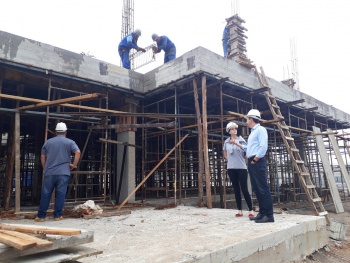 Centro de Inovação do Parque Tecnológico de Vitória em construção