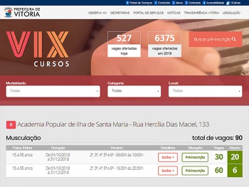 Imagem do Sistema VIX Cursos
