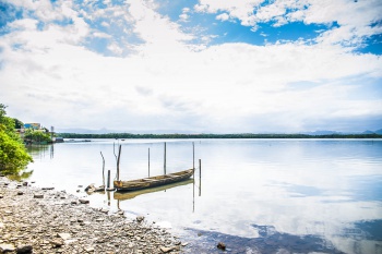 Orla próxima a região da Ilha das Caieiras