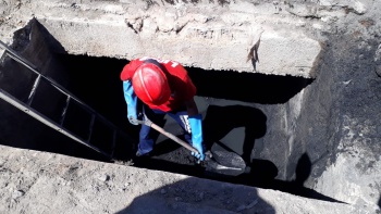 Limpeza da galeria pluvial em Consolação