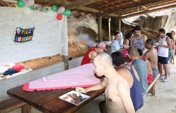 casalar 1 e 2 comemoram aniversariantes do mês em sitio gava viana