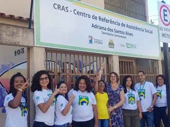 Fachada do CRAS Adriana dos Santos Alves - Território Continental