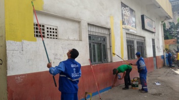 Pintura de telecentro