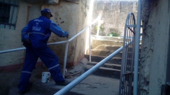 Pintura de Corrimão no Alagoano