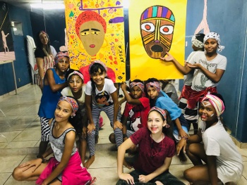 Pinturas e danças Africanas - Projeto Consciência Negra - Educa Criança