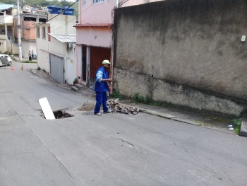 rua jonas de oliveira em tabuazeiro, reparo em rede