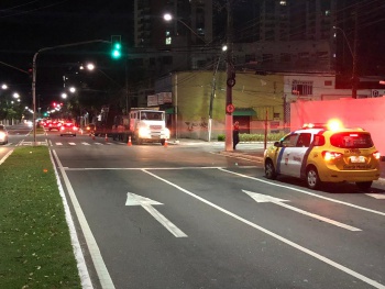 Recuperação asfáltica na Reta da Penha