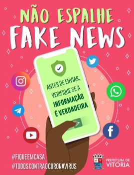 Coronavírus: alerta contra fake news