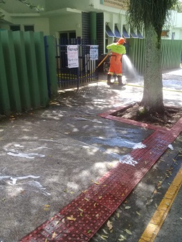 Lavagem posto saúde bairro República