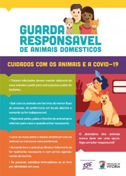 Campanha responsável de animais domésticos