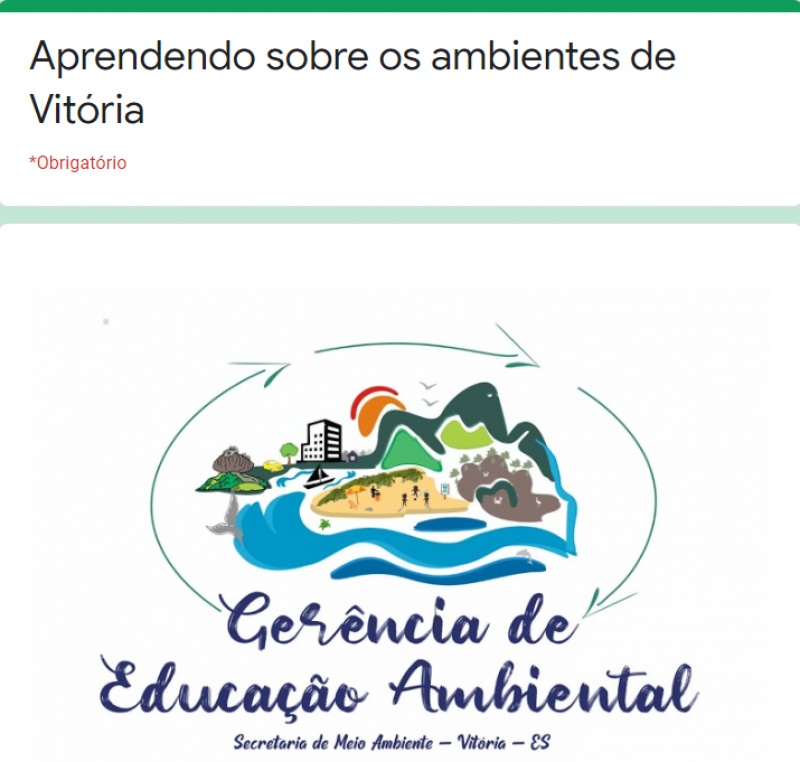 QUIZ 2 EDUCAÇÃO AMBIENTAL, Exercícios Educação avançada