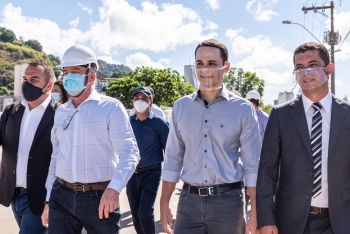 Visita às obras do Portal do Príncipe