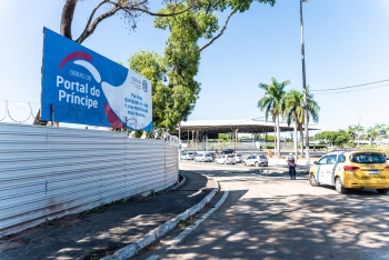 Visita às obras do Portal do Príncipe