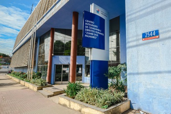 Fachada do Centro de Cidadania e Direitos Humanos "Zumbi dos Palmares" - Casa do Cidadão