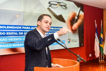 Solenidade de autorização da publicação do edital de construção de novas EMEF
