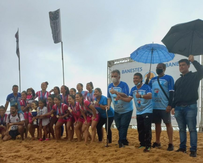 Equipe feminina de Vitória Estadual de Beach Soccer 2021
