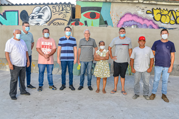 Visita à Obra da Quadra do Bairro Alto Santa Helena (Morro da Garrafa