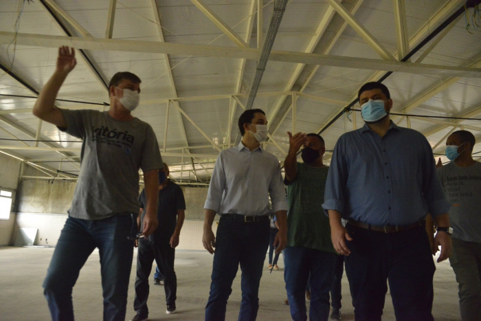 Construção do novo prédio da EMEF Paulo Feire