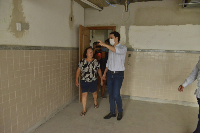 Construção do novo prédio da EMEF Paulo Feire