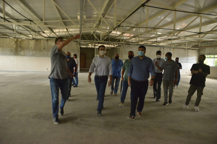 Construção do novo prédio da EMEF Paulo Feire