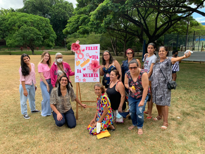 Atividade com mulheres do Caps Ilha