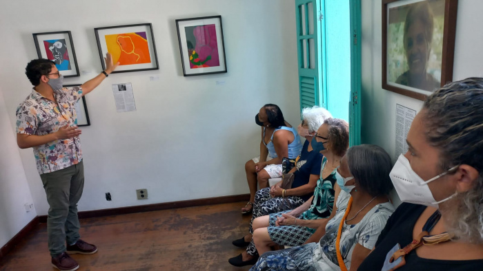 Roda de conversa analisou os trabalhos expostos na mostra.