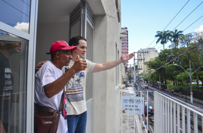 Solenidade de entrega do Residencial Santa Cecília no Parque Moscoso