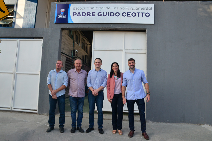 Solenidade de abertura da EMEF Padre Guido
