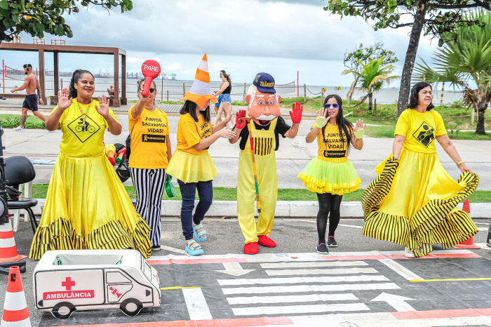 Campanha Maio Amarelo - Encerramento na Praia de Camburi