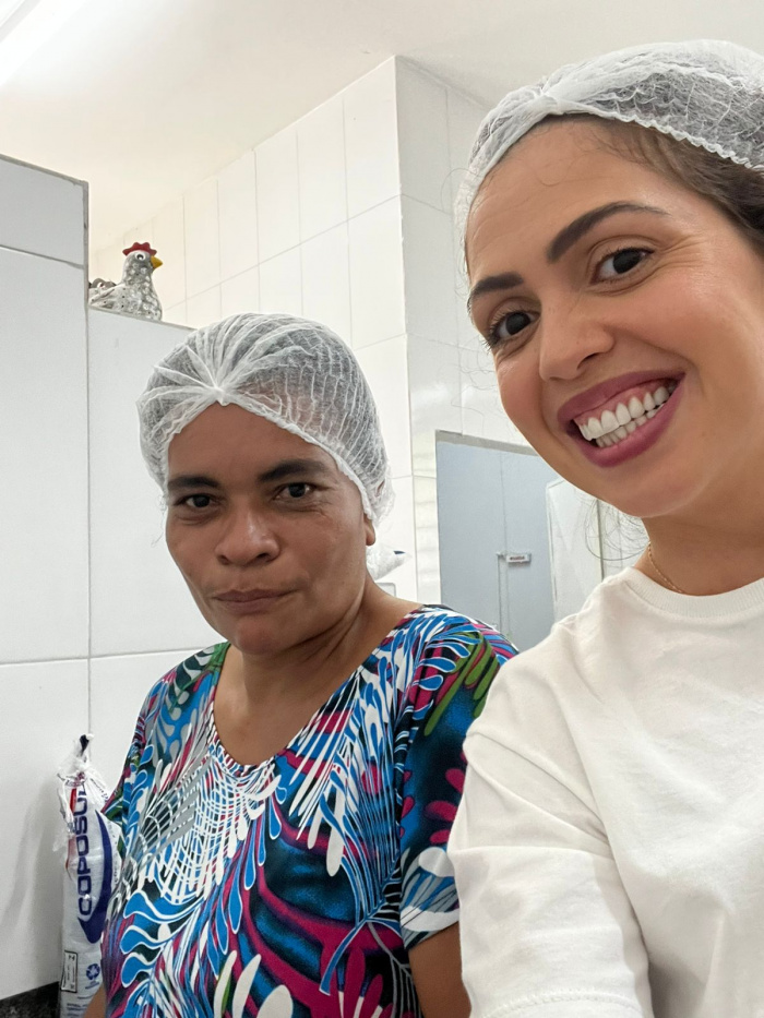 Oficina de aproveitamento de alimentos na UIP
