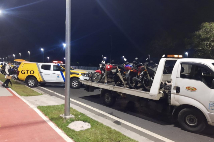 Motocicleta recuperadas pela Guarda de Vitória