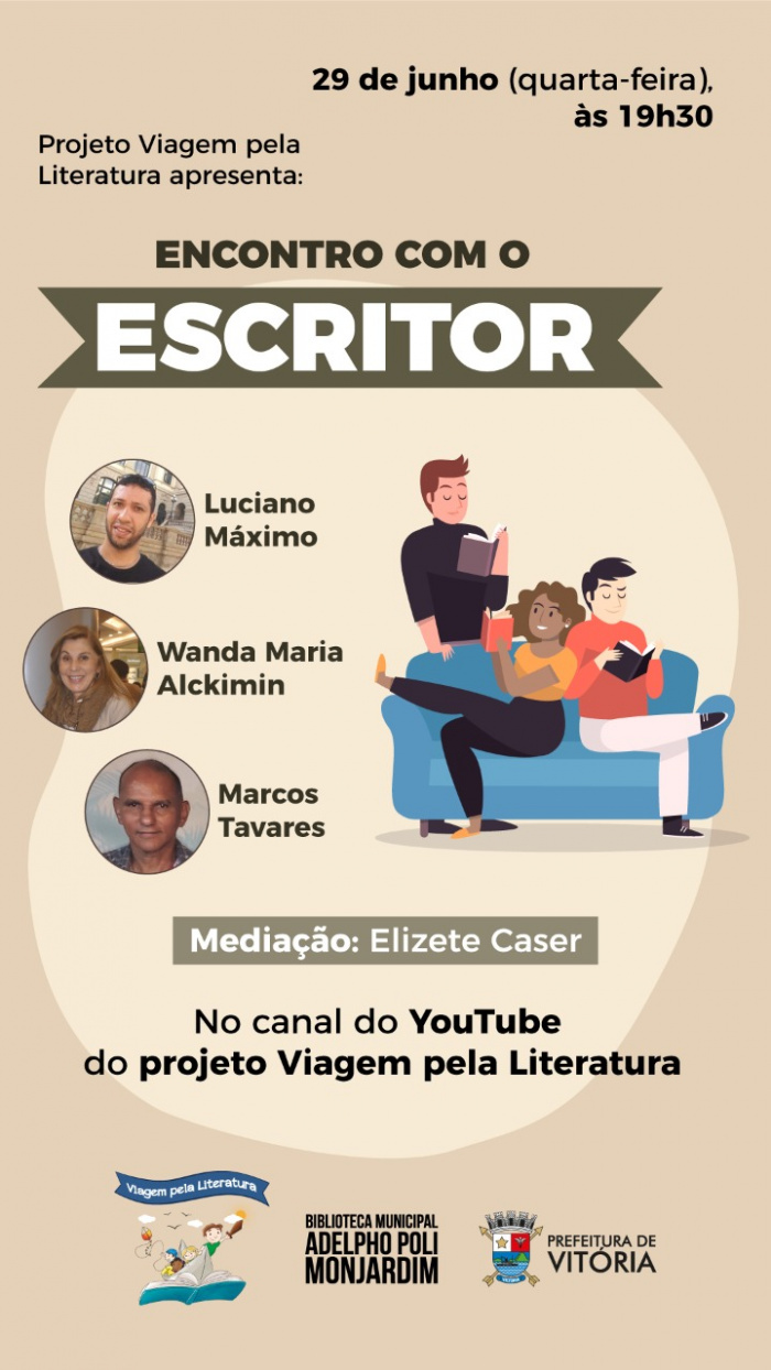 Encontro com o escritor do mês de julho 2022