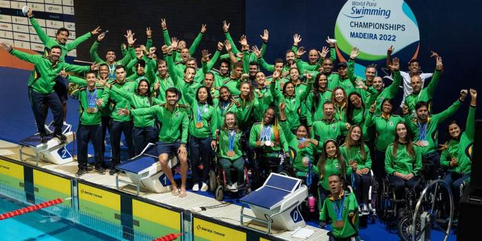 Mundial de Natação Madeira 2022, no Complexo de Piscinas de Funchal, na Ilha da Madeira, Portugal.