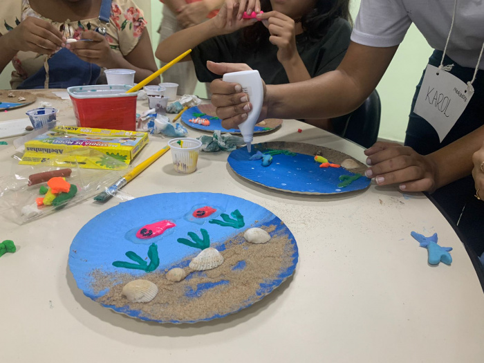 Programação de férias: oficina "Viagem ao fundo do mar" na Escola de Biologia e História