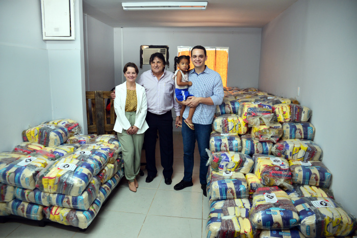 Entrega de cestas básicas - Cozinha da Inclusão produtiva