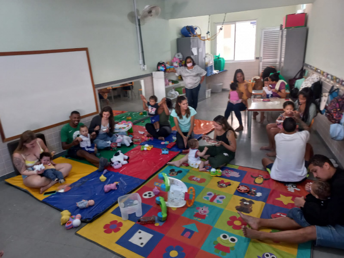 Dia da família fortalece vínculo da comunidade escolar com Cmei em Santos Dumont