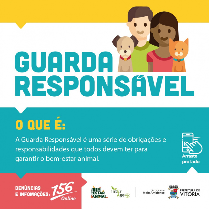 SEMANA ANIMAL – Departamento de Meio Ambiente orienta sobre a posse e  guarda responsável