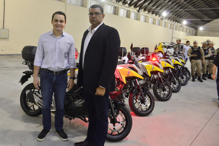 Entrega das Motos para a Guarda Municipal de Vitória