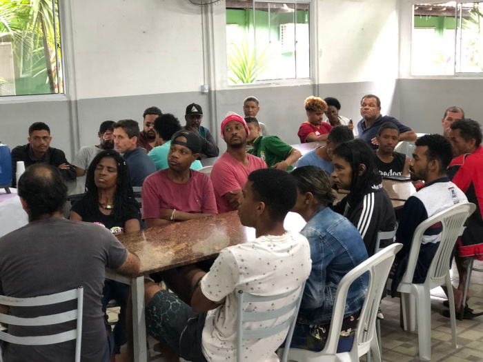 Encontro com as famílias no Centro Pop