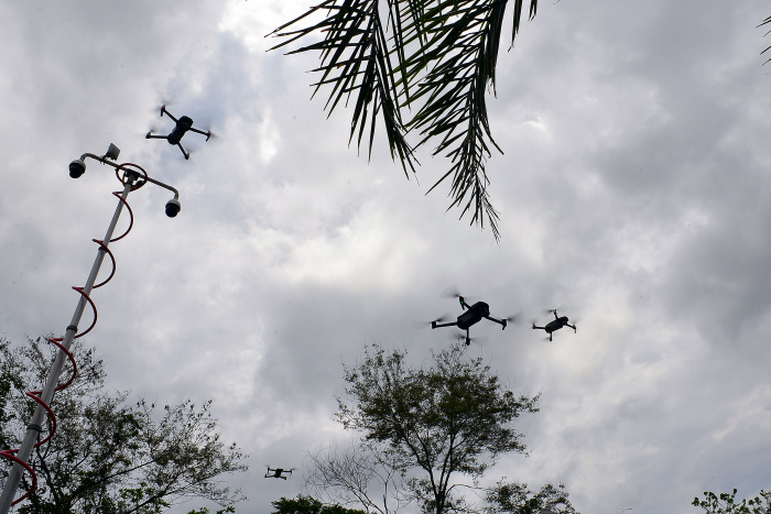 Entrega do Drone da Semmam