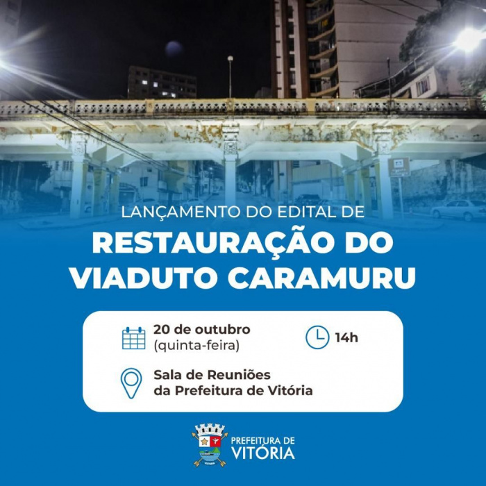 Assinatura da Ordem de Serviço para Restauração do Viaduto Caramuru