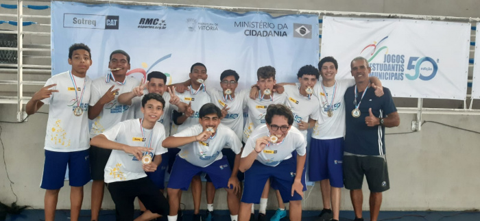 Emef Elzira Vivácqua dos Santos, handebol masculino sub-15