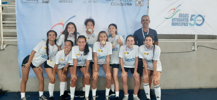 Emef Elzira Vivácqua dos Santos, handebol feminino sub-15