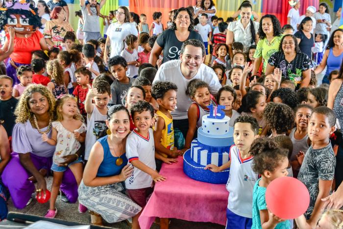 Aniversário de 15 anos do CMEITI Silvanete da Silva Rosa Rocha