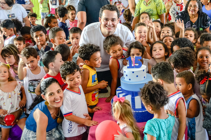 Aniversário de 15 anos do CMEITI Silvanete da Silva Rosa Rocha