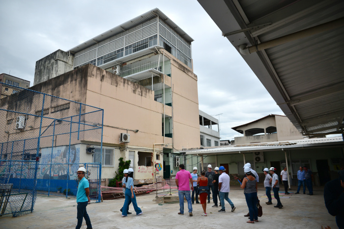 Visita Técnica a reforma do da EMEF Adilson da Silva Castro