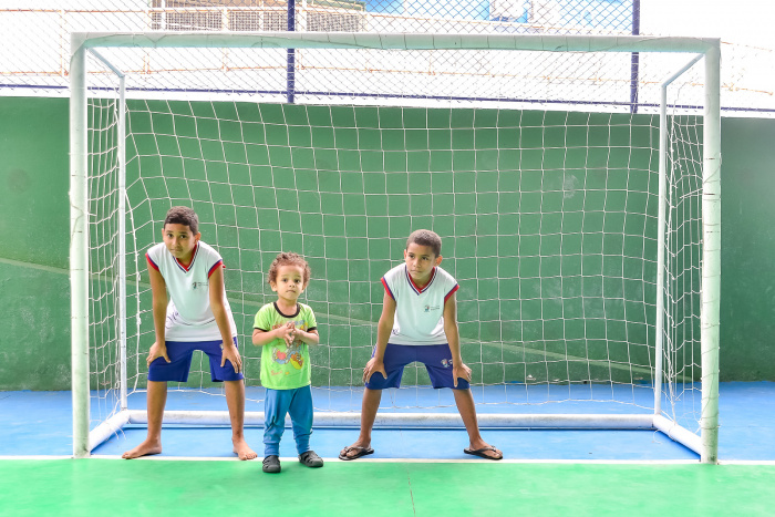 Entrega da Quadra de Esportes reformada do Bairro Comdusa