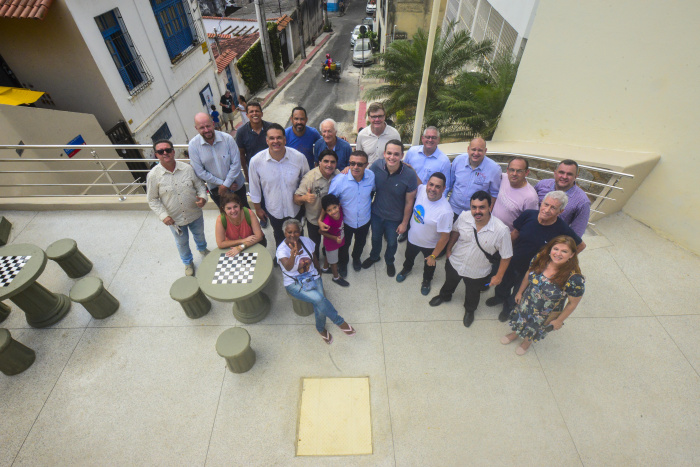 Inauguração da Ladeira Santa Clara no Centro de Vitória